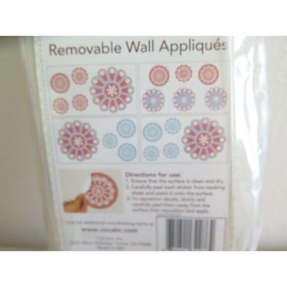 Cocalo Dahlia Collection Floral Removable Wall Appliqués Sticker Decals - Picture 3 of 3